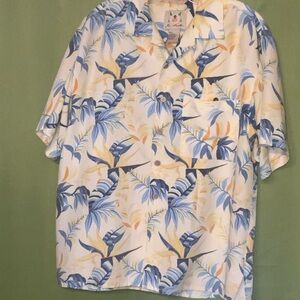 Joe Marlin Tropical Print Short Sleeve Shirt